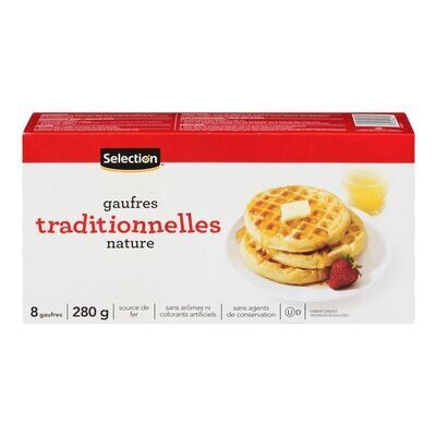 SELECTION Gaufres traditionnelles natures 280 g