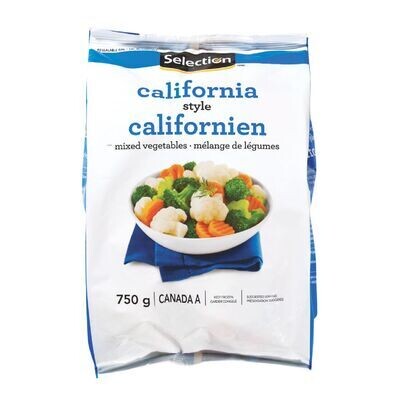 SELECTION Mélange de légumes style californien surgelés 750 g