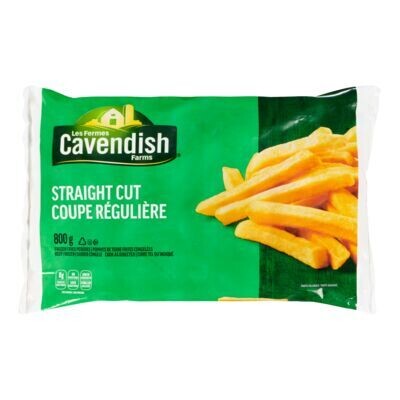 LES FERMES CAVENDISH Frites coupe régulière surgelées 800 g