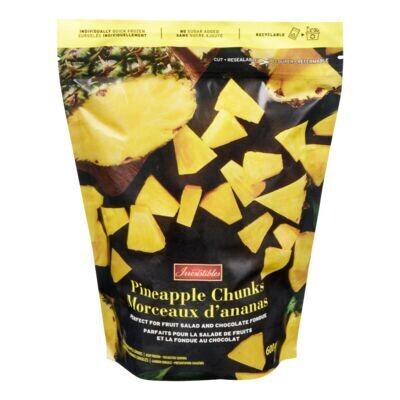 IRRESISTIBLES Morceaux d&#39;ananas surgelés 600 g