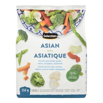 SELECTION Mélange de légumes asiatiques surgelés 750 g