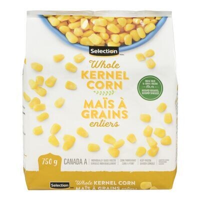 SELECTION Grains de maïs surgelés 750 g