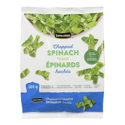 SELECTION Épinards hachés surgelés 500 g