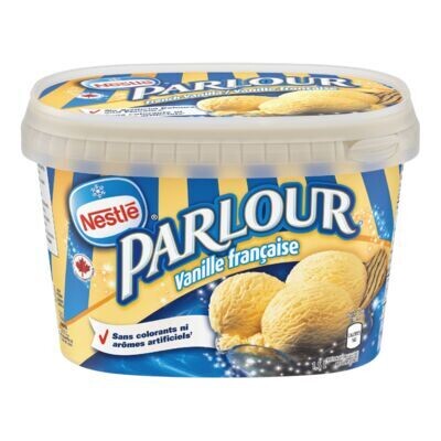 PARLOUR Dessert glacé à saveur de vanille française 1,5 L