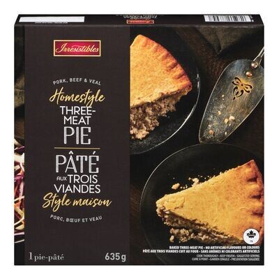 IRRESISTIBLES Pâté aux trois viandes surgelé 635 g