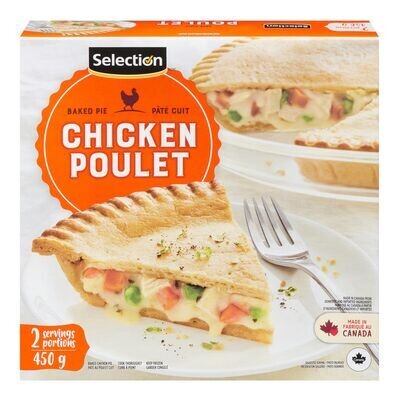 SELECTION Pâté au poulet surgelé 450 g