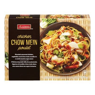 IRRESISTIBLES Chow mein au poulet surgelé 270 g