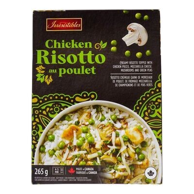 Risotto au poulet surgelé Irresistibles 265 g IRRESISTIBLES