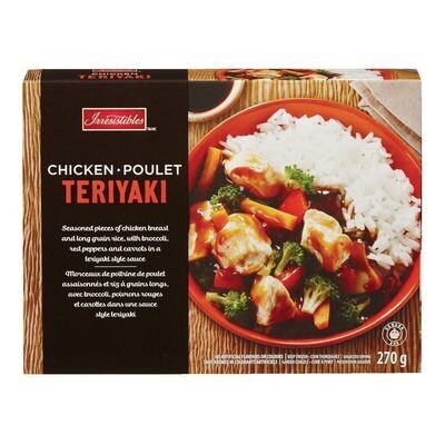 IRRESISTIBLES Poulet teriyaki avec légumes surgelé 270 g