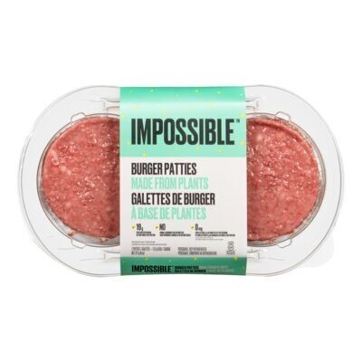 IMPOSSIBLE Galettes de burger sans gluten à base de plantes 226 g