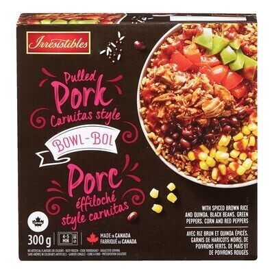 IRRESISTIBLES Bol de porc effiloché surgelé 300 g