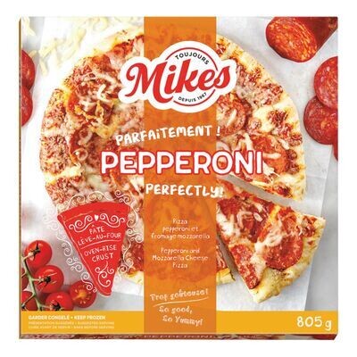 MIKES Pizza à pâte lève-au-four aux pepperonis 805 g