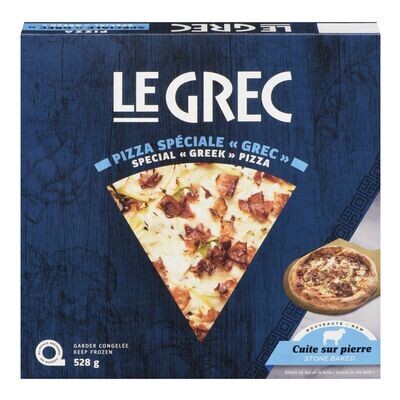 LE GREC Pizza spéciale grecque surgelée 528 g
