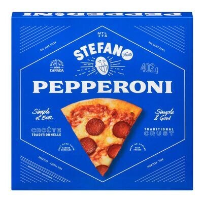 STEFANO FAITA Pizza aux pepperonis surgelée 402 g