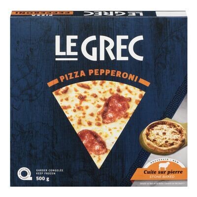 LE GREC Pizza au pepperoni surgelée 500 g