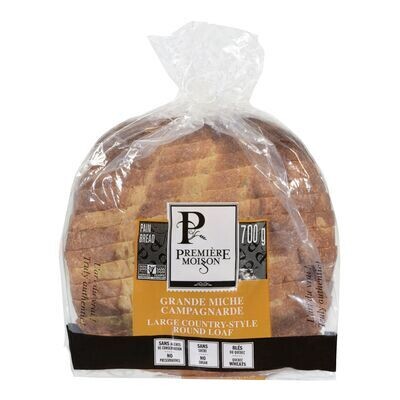 PREMIÈRE MOISSON Grande miche campagnarde 700 g