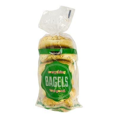 SELECTION Bagels tout garnis 6 un, 510 g