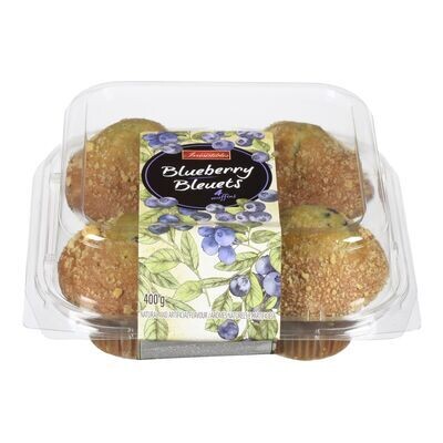 IRRESISTIBLES Muffins aux bleuets 4 muffins, 400 g