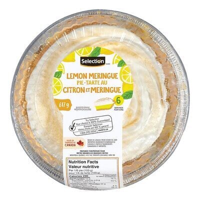 SELECTION Tarte au citron meringuée 617 g