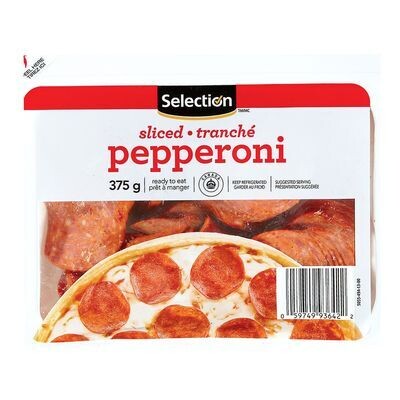 SELECTION Tranches de pepperoni 375 g