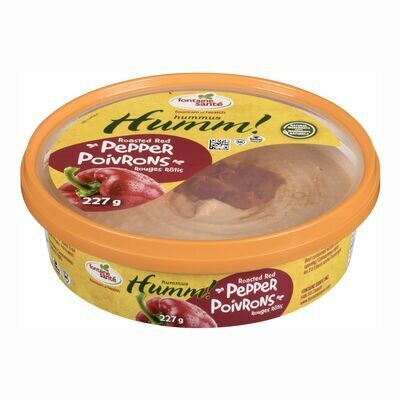 FONTAINE SANTÉ Hummus aux poivrons rouges rôtis, Humm! 227 g