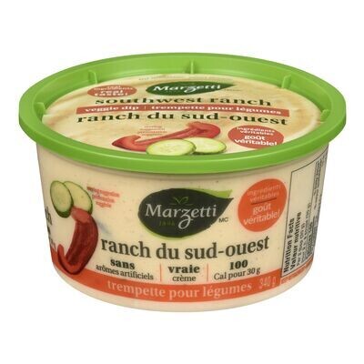MARZETTI Trempette pour légumes ranch sud-ouest 340 g