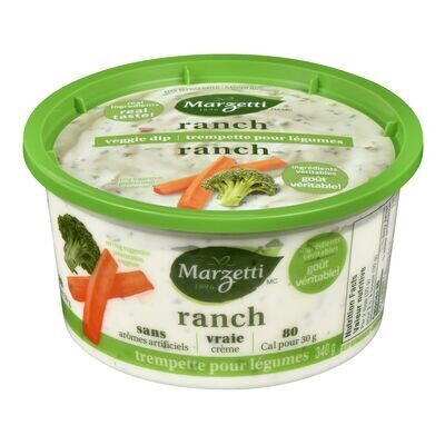 MARZETTI Trempette pour légumes style ranch 340 g