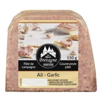 LA BELLE BRETAGNE Pâté de campagne glacé à l&#39;ail 150 g