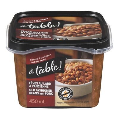 À TABLE! Fèves au lard à l&#39;ancienne 450 mL