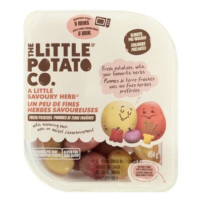THE LITTLE POTATO COMPANY Pommes de terre grelots fraîches aux herbes savoureuses 454 G