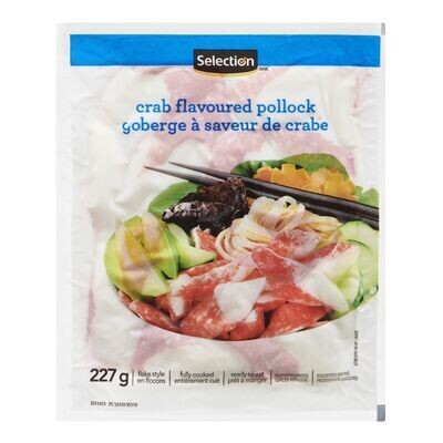 SELECTION Goberge en flocons à saveur de crabe 227 g