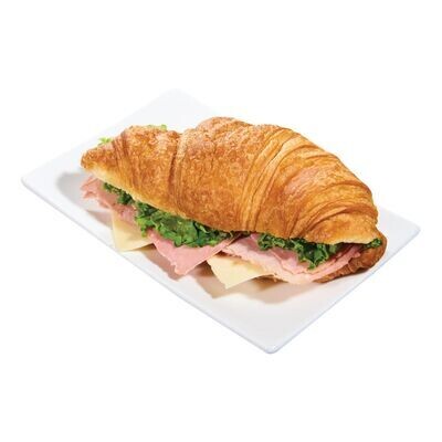Croissant pur beurre au jambon