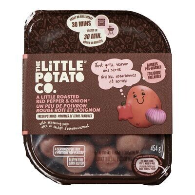 THE LITTLE POTATO COMPANY Pommes de terre grelots avec assaisonnement au piment rouge rôti et à l&#39;oignon 454 g