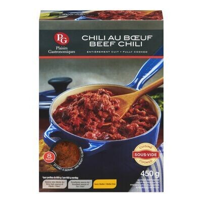 PLAISIRS GASTRONOMIQUES Chili au bœuf 450 g