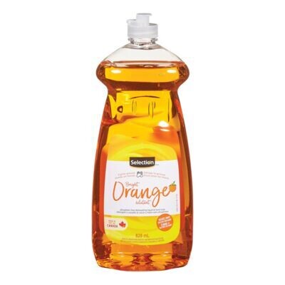SELECTION Savon à vaiselle liquide au parfum d&#39;orange 828 mL