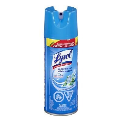 LYSOL Vaporisateur désinfectant au parfum de chute d&#39;eau printanière 350 g