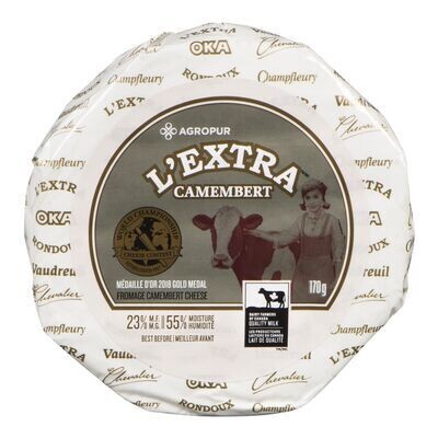 AGROPUR SIGNATURE Fromage camembert, L&#39;Extra 170 g