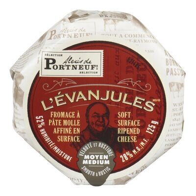 ALEXIS DE PORTNEUF Fromage à pâte molle affiné en surface L&#39;Évanjules™ 125 g