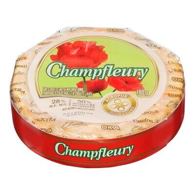 AGROPUR SIGNATURE Fromage à pâte molle affiné en surface à croûte lavée Champfleury 180 g