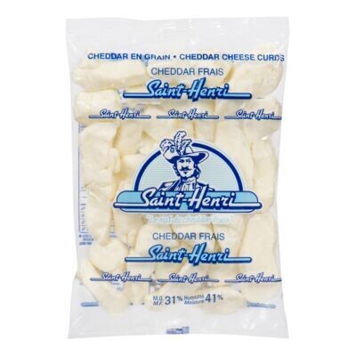 SAINT-HENRI Fromage cheddar en grain frais 200 g env. 28.66$/kg 12.99$/lb