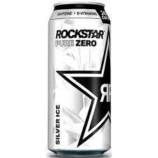 ROCKSTAR pure zero silver 473 ml