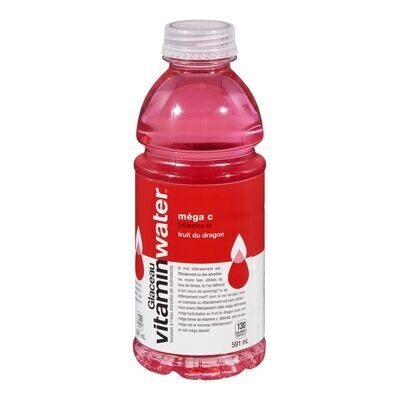 GLACÉAU VITAMINWATER Eau vitaminée à saveur de fruit du dragon Méga-C 591 mL