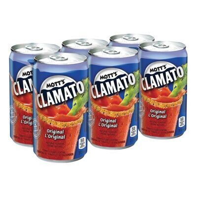 MOTT&#39;S clamato tomate/palourde 6x213ml