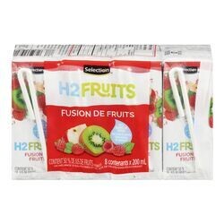 SELECTION JUS H2FR.FUSION FRUITS 8X200ML