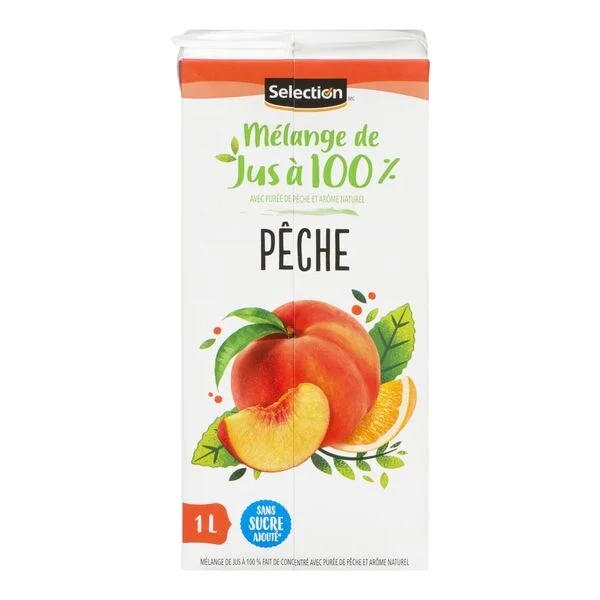 JUS SELECTION SAVEUR PECHE 1 L