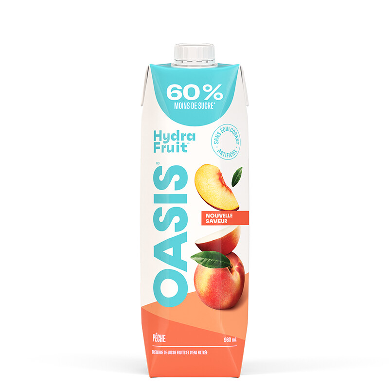 JUS OASIS HYDRAFRUIT PECHE 12 960ML