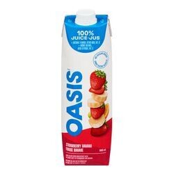 OASIS Jus de fraise et banane 960 ML