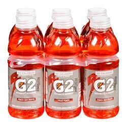 GATORADE Boisson d&#39;électrolytes faible en calories à saveur punch, G2 6X591 ML