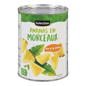 ANANAS SELECTION MORCEAU 540ML