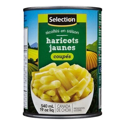 SELECTION HARICOTS JAUNE COUPE 540ML